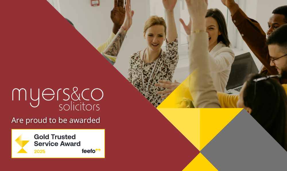 Myers & Co Awarded Feefo Gold Trusted Service Award for 2025